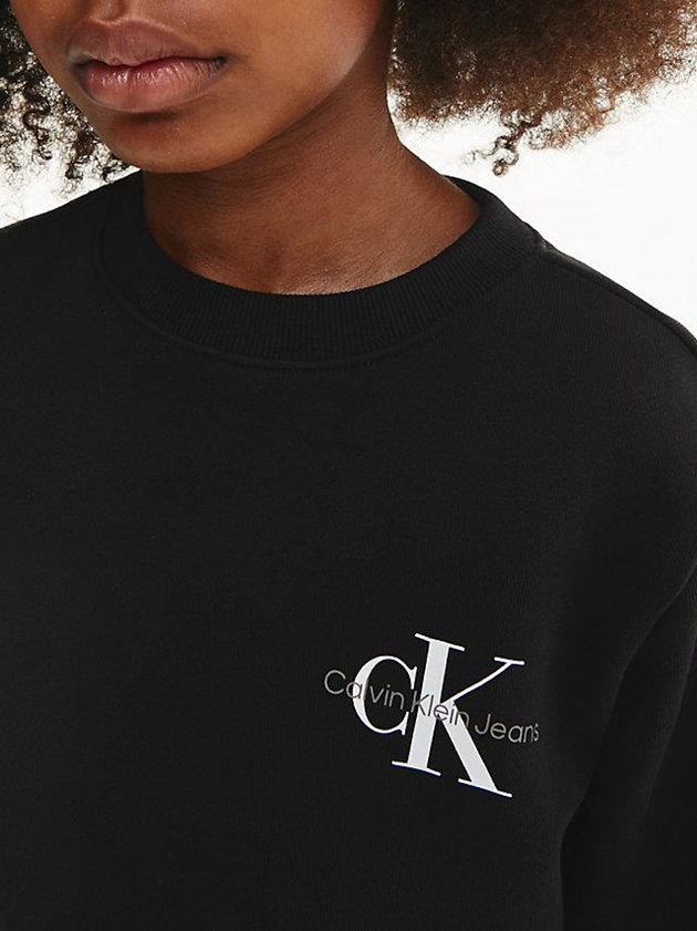 Black Calvin Klein Unisex Boys's Sweatshirt | FKPE-06912