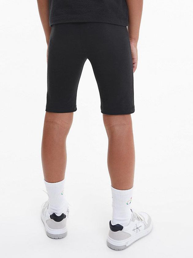 Black Calvin Klein Unisex Cycling - Pride Boys's Shorts | MTFY-03256