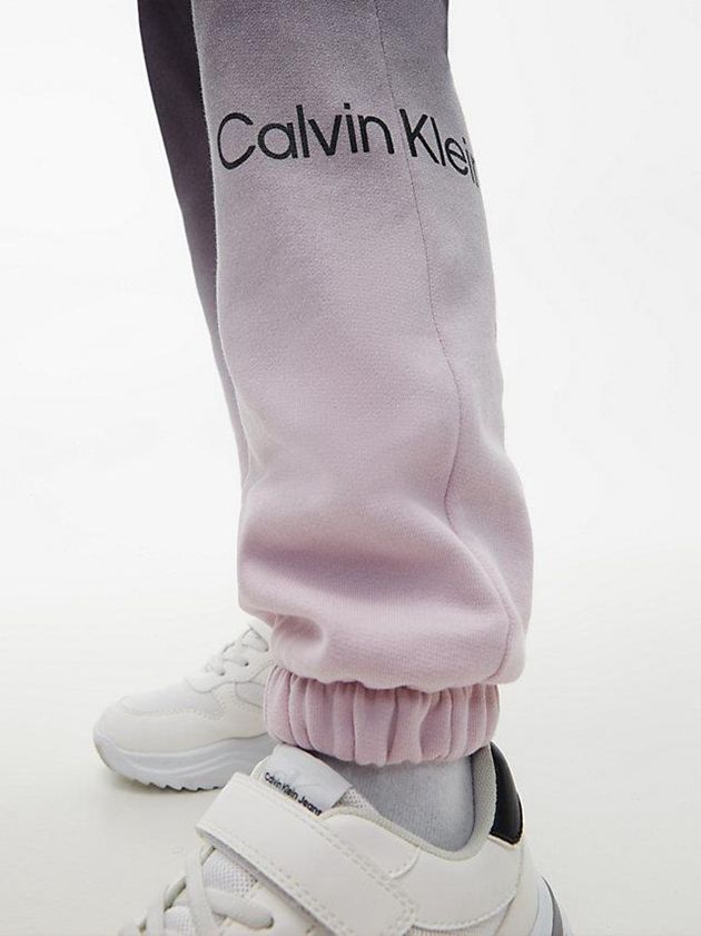 Black Calvin Klein Unisex Gradient Effect Boys's Joggers | CNGD-64370