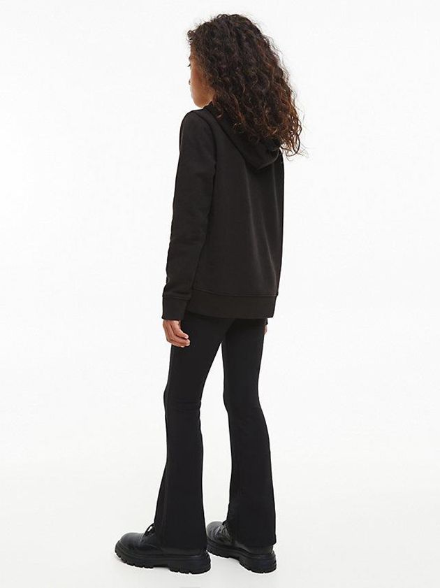 Black Calvin Klein Unisex Logo Girls's Hoodie | NRGD-75324