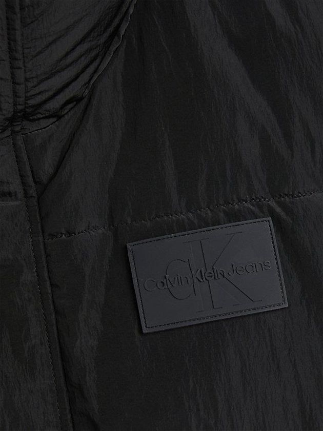 Black Calvin Klein Unisex Oversized Puffer Men Vest | CHZQ-31845