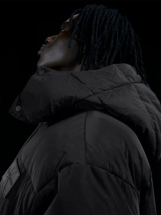 Black Calvin Klein Unisex Padded Puffer Women Coat | UNGK-63724
