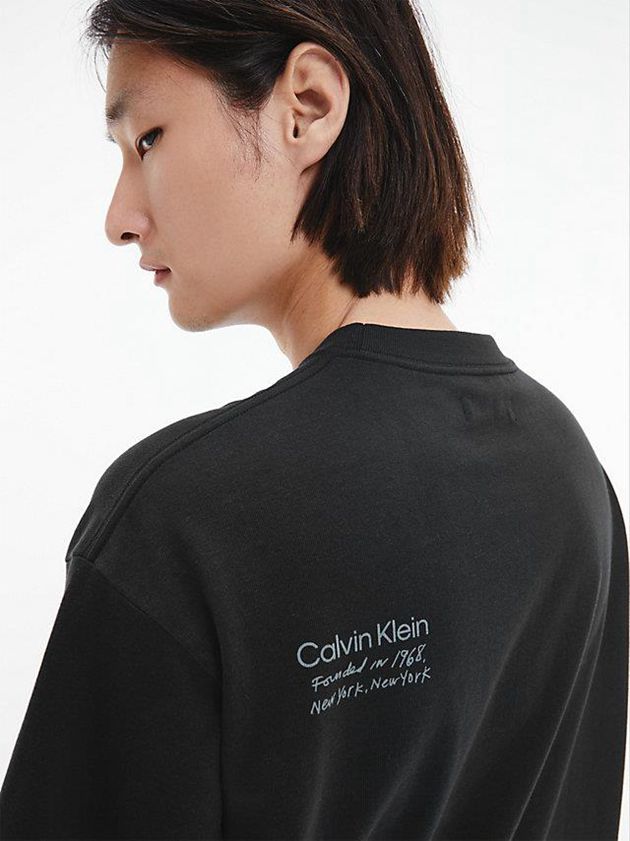 Black Calvin Klein Unisex Printed - CK Standards Men T-Shirt | FMTI-17596