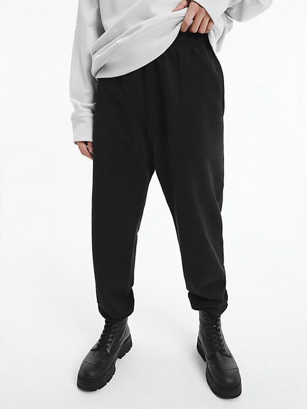 Black Calvin Klein Unisex Relaxed - CK Standards Women Joggers | ERXA-56943