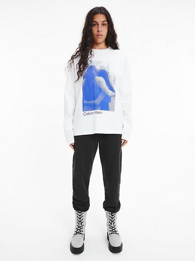 Black Calvin Klein Unisex Relaxed - CK Standards Women Joggers | ERXA-56943