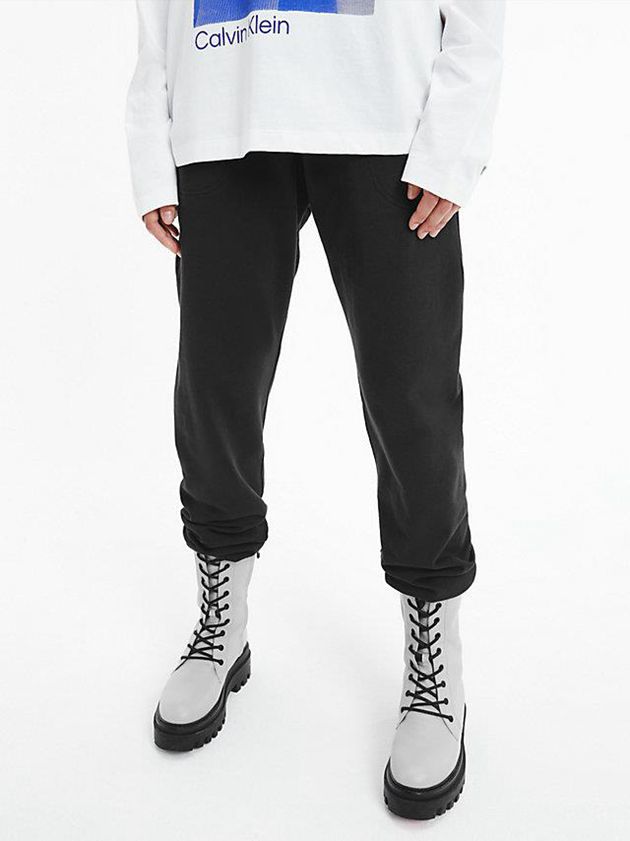 Black Calvin Klein Unisex Relaxed - CK Standards Women Joggers | ERXA-56943