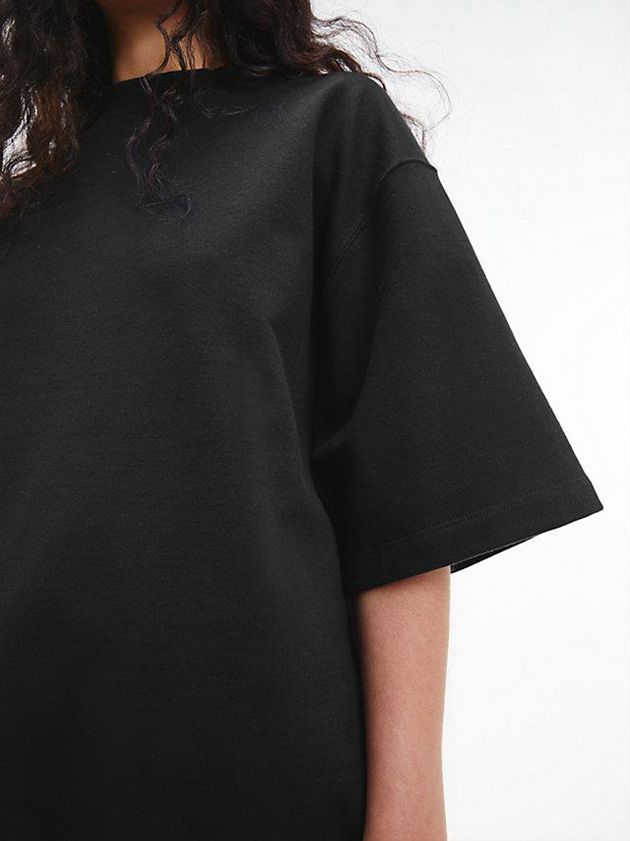 Black Calvin Klein Unisex Short Sleeve - CK Standards Men Sweatshirt | UBAY-43057