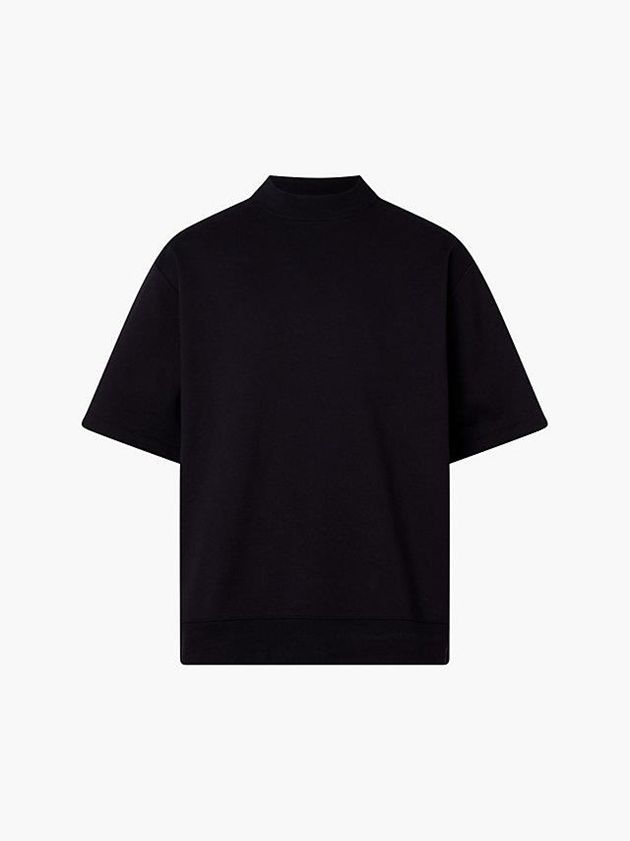 Black Calvin Klein Unisex Short Sleeve - CK Standards Men Sweatshirt | UBAY-43057