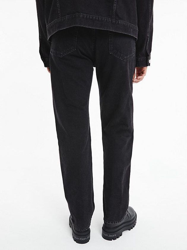 Black Calvin Klein Unisex Straight - CK Standards Women Jeans | JBCY-26409