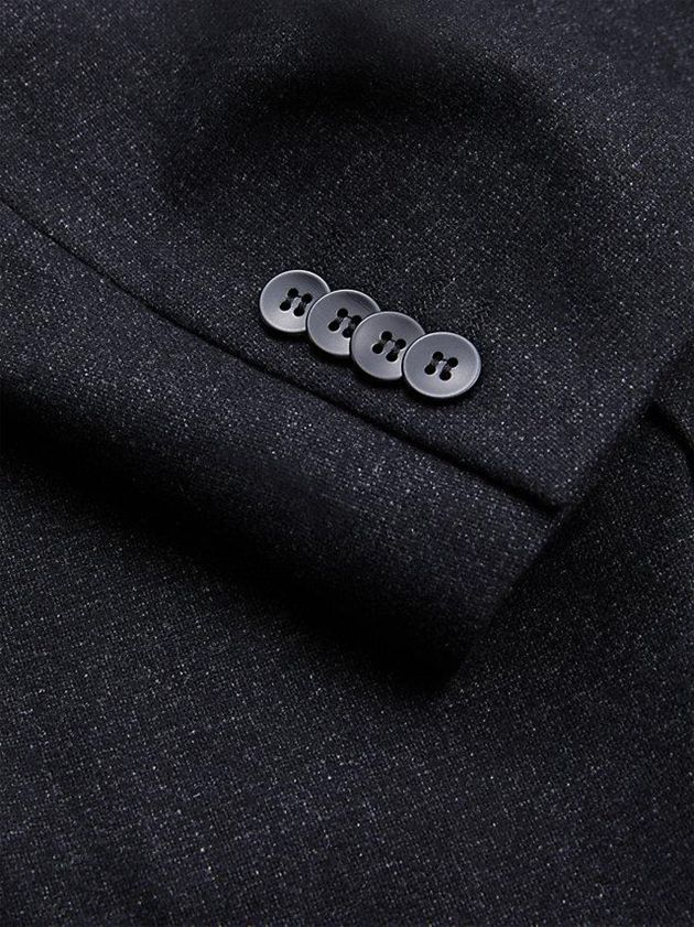 Black Calvin Klein Virgin Wool Men Blazer | XIRE-32906