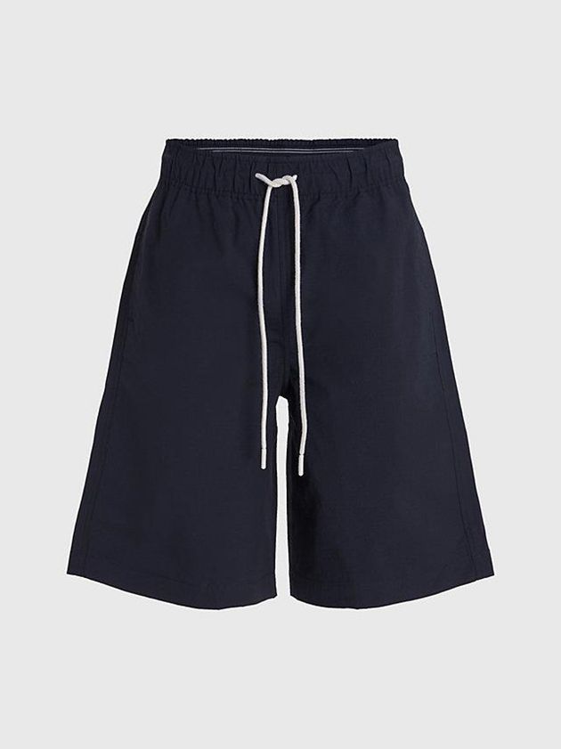 Black Calvin Klein Water-Repellent Gym Men Shorts | IKEG-43259