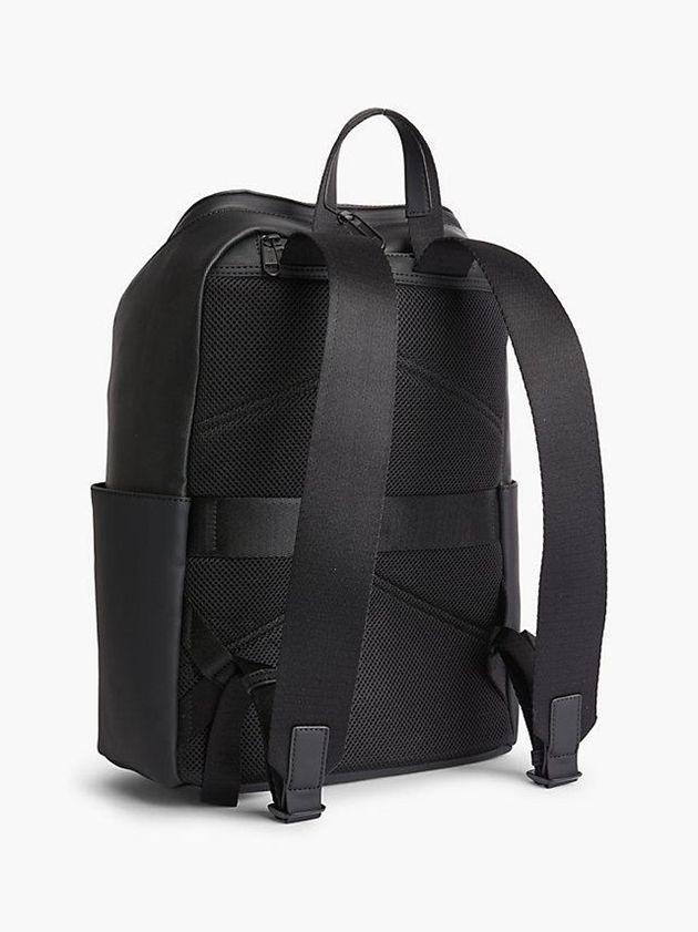 Black Calvin Klein Weather Resistant Business Men Backpack | YRWK-16785