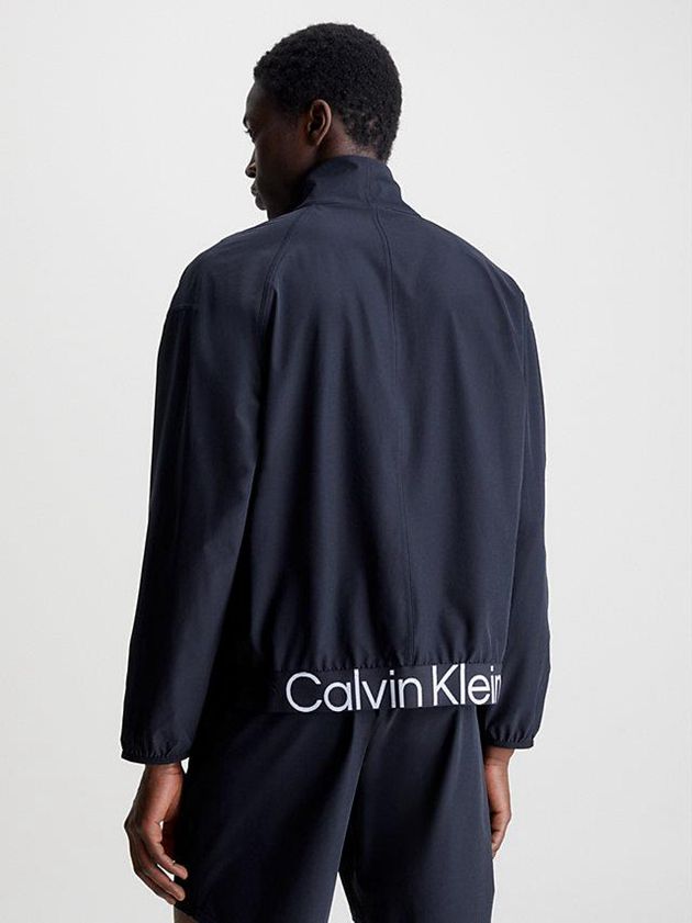 Black Calvin Klein Windbreaker Men Jacket | QSZH-98704