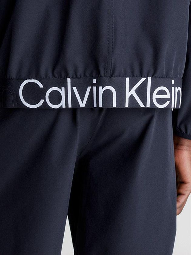 Black Calvin Klein Windbreaker Men Jacket | QSZH-98704