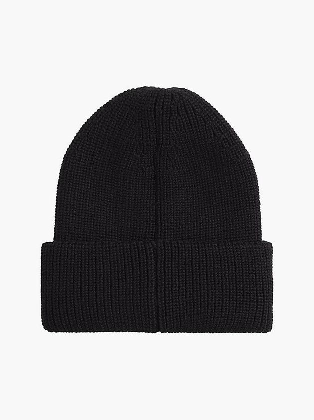 Black Calvin Klein Wool Blend Women Beanie | CVKO-59023
