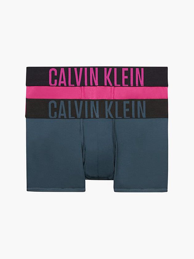 Blue Calvin Klein 2 Pack Low Rise - Intense Power Men Briefs | UNWR-69407