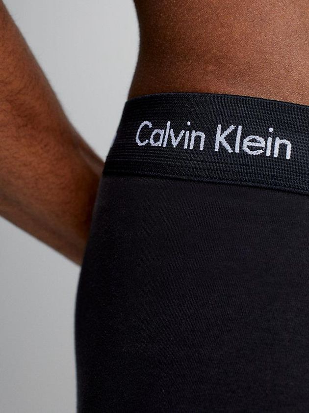 Blue Calvin Klein 3 Pack Boxer - Cotton Stretch Men Briefs | RQTY-91670