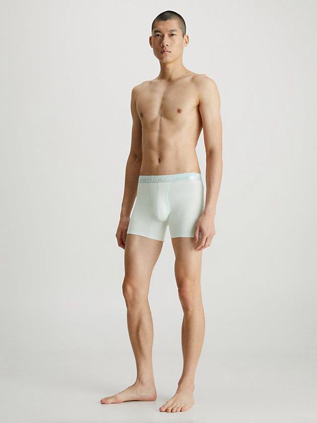 Blue Calvin Klein 3 Pack Boxer - Modern Structure Men Briefs | LOHF-48670