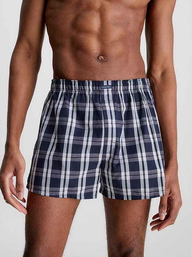 Blue Calvin Klein 3 Pack Boxers Men Briefs | QASL-01287