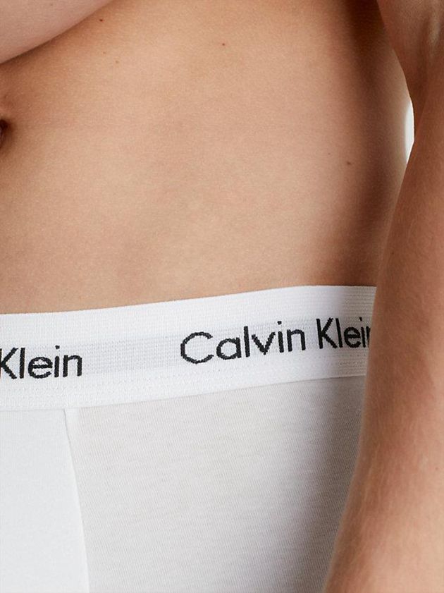 Blue Calvin Klein 3 Pack Low Rise - Cotton Stretch Men Briefs | NPXF-62735