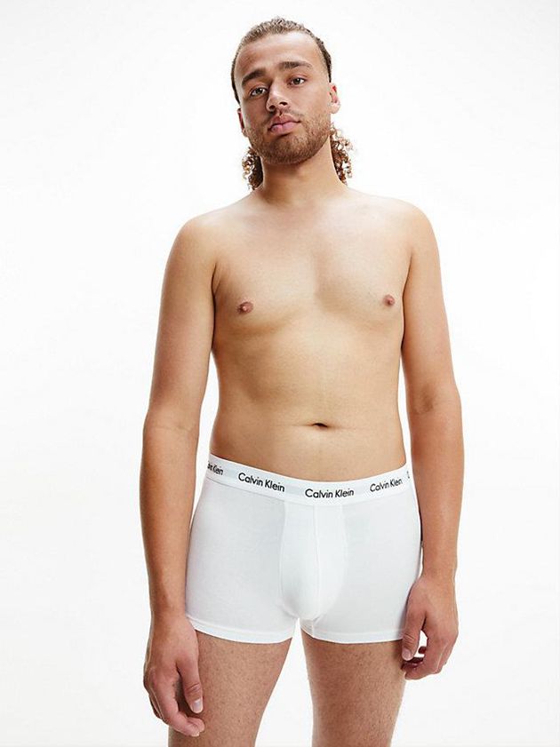 Blue Calvin Klein 3 Pack Low Rise - Cotton Stretch Men Briefs | BLKI-37980