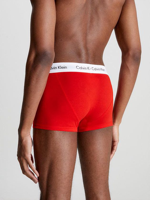 Blue Calvin Klein 3 Pack Low Rise - Cotton Stretch Men Briefs | BLKI-37980