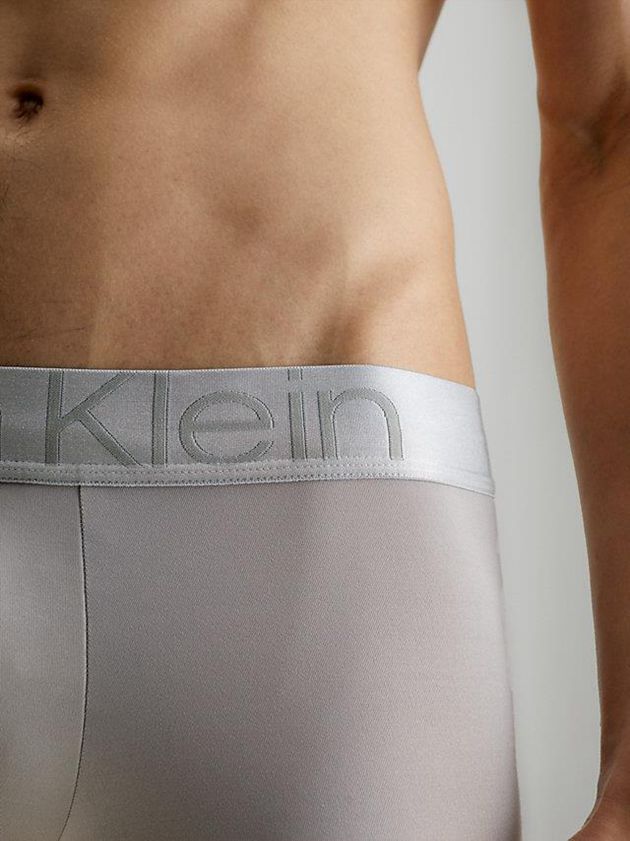 Blue Calvin Klein 3 Pack Low Rise - Steel Micro Men Briefs | BHYC-28791