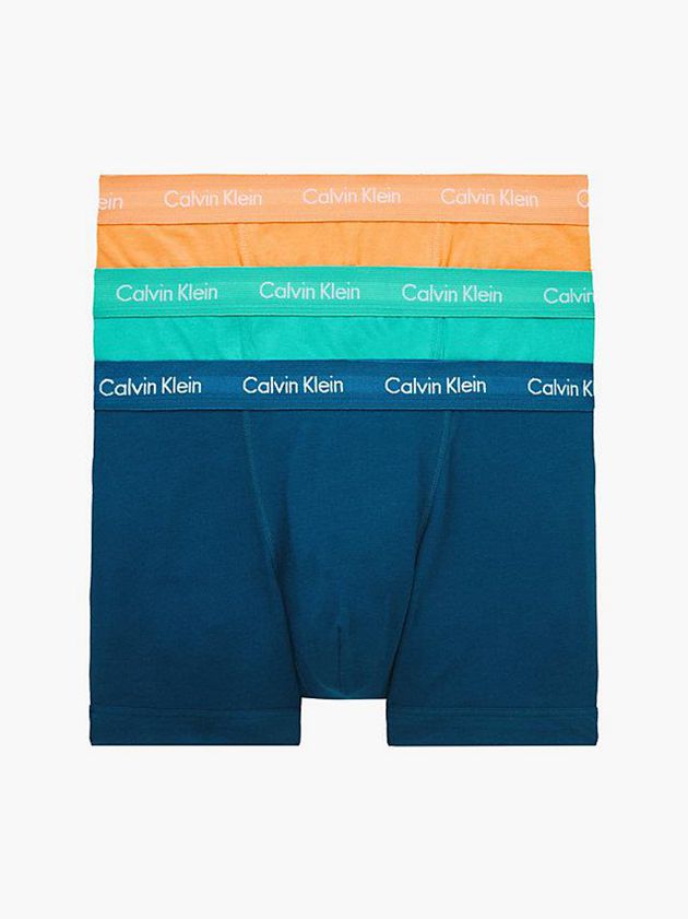 Blue Calvin Klein 3 Pack - Cotton Stretch Men Briefs | YOUN-98675