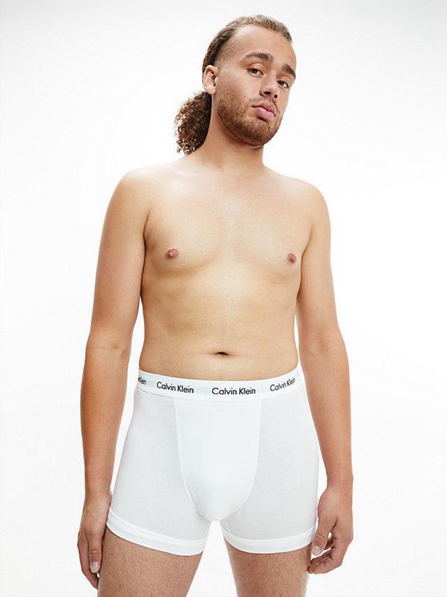 Blue Calvin Klein 3 Pack - Cotton Stretch Men Briefs | YTJQ-10268