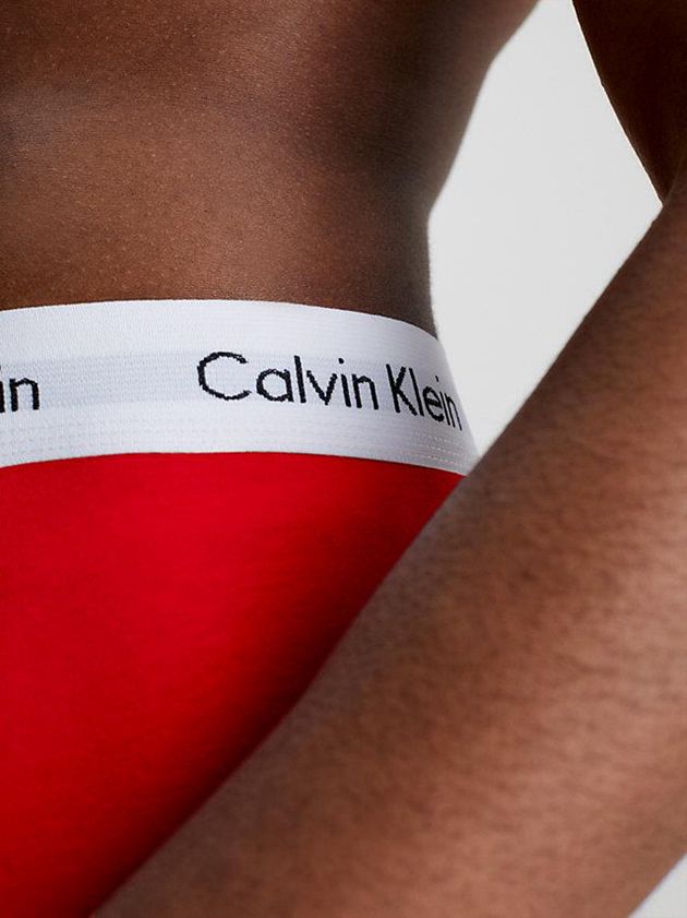 Blue Calvin Klein 3 Pack - Cotton Stretch Men Briefs | YTJQ-10268