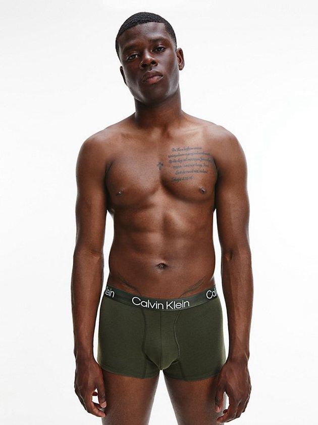 Blue Calvin Klein 3 Pack - Modern Structure Men Briefs | FWGJ-15034