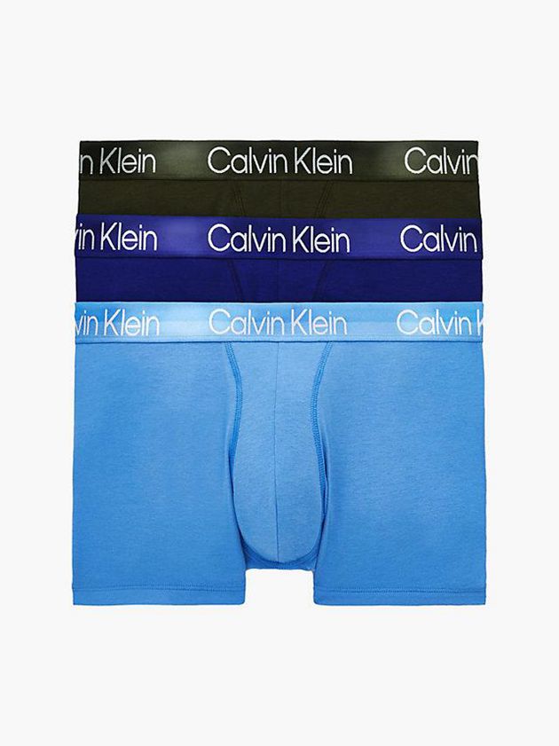 Blue Calvin Klein 3 Pack - Modern Structure Men Briefs | FWGJ-15034