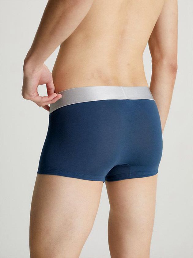Blue Calvin Klein 3 Pack - Steel Cotton Men Briefs | NBEP-79380
