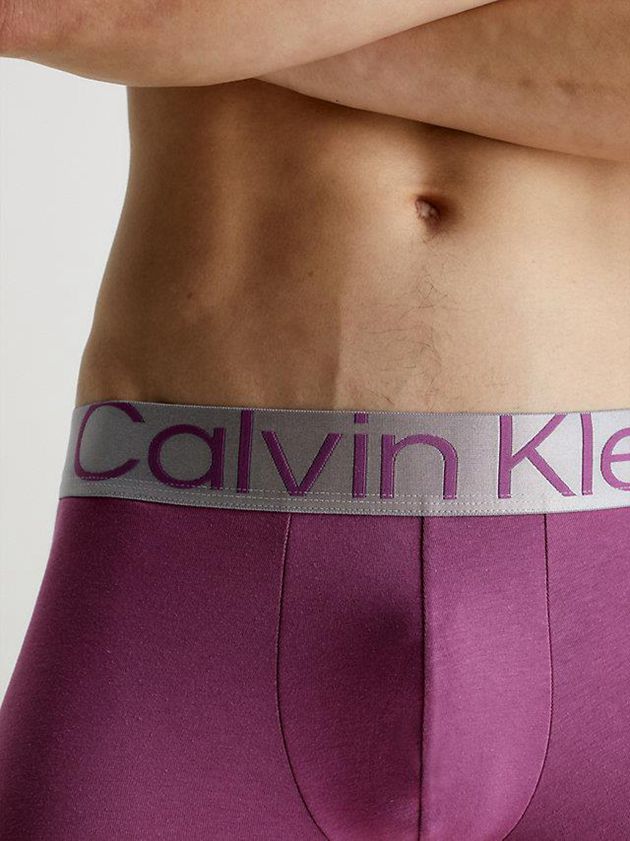 Blue Calvin Klein 3 Pack - Steel Cotton Men Briefs | NBEP-79380