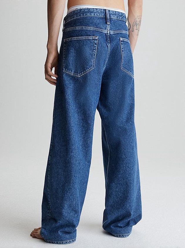 Blue Calvin Klein 90's Loose Men Jeans | OAMB-28305