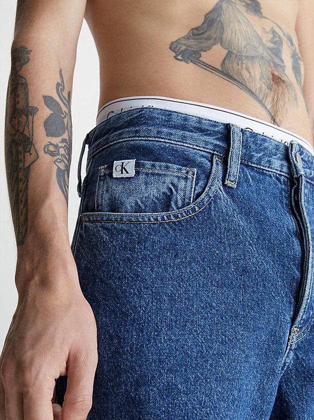 Blue Calvin Klein 90's Loose Men Jeans | OAMB-28305