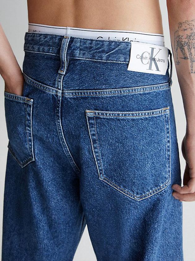 Blue Calvin Klein 90's Loose Men Jeans | OAMB-28305