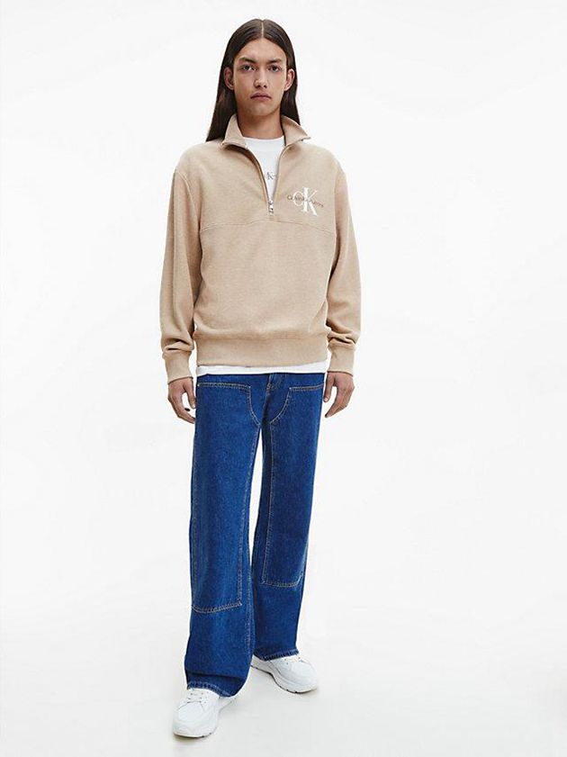 Blue Calvin Klein 90's Loose Panelled Men Jeans | ERSM-80125