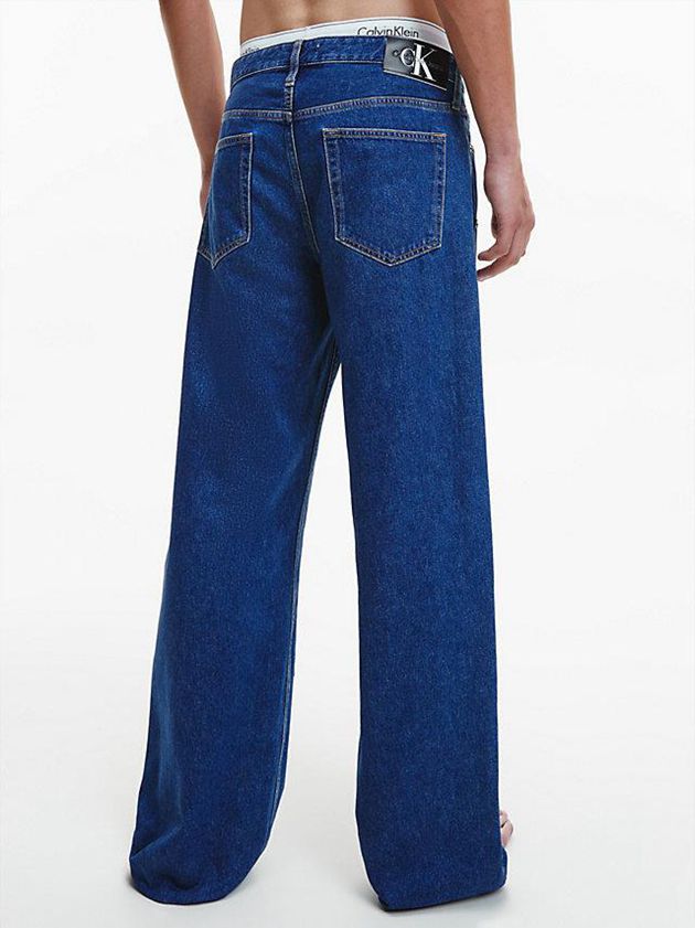 Blue Calvin Klein 90's Loose Panelled Men Jeans | ERSM-80125