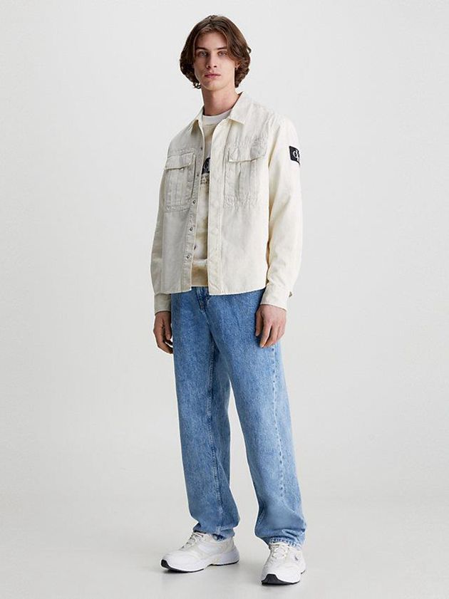 Blue Calvin Klein 90's Straight Carpenter Men Jeans | EDPC-67584