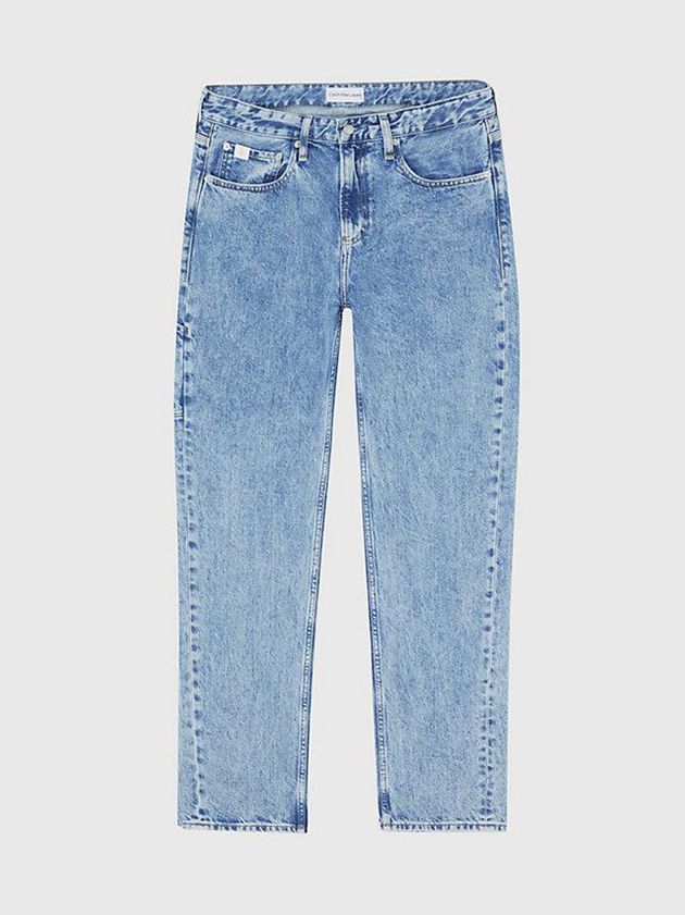 Blue Calvin Klein 90's Straight Carpenter Men Jeans | EDPC-67584