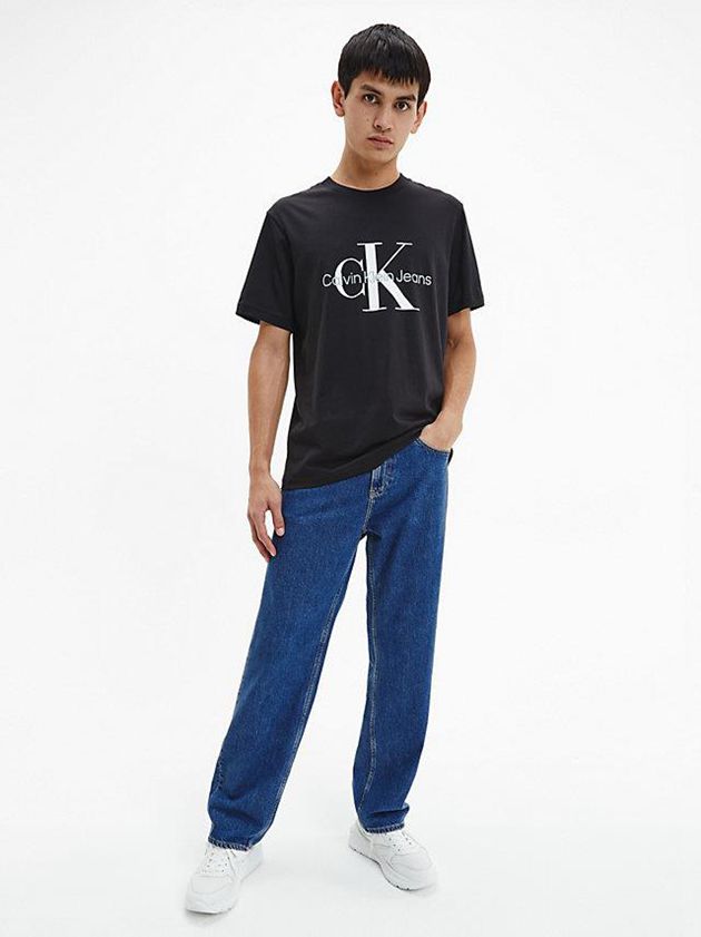 Blue Calvin Klein 90's Straight Men Jeans | EHWV-28063