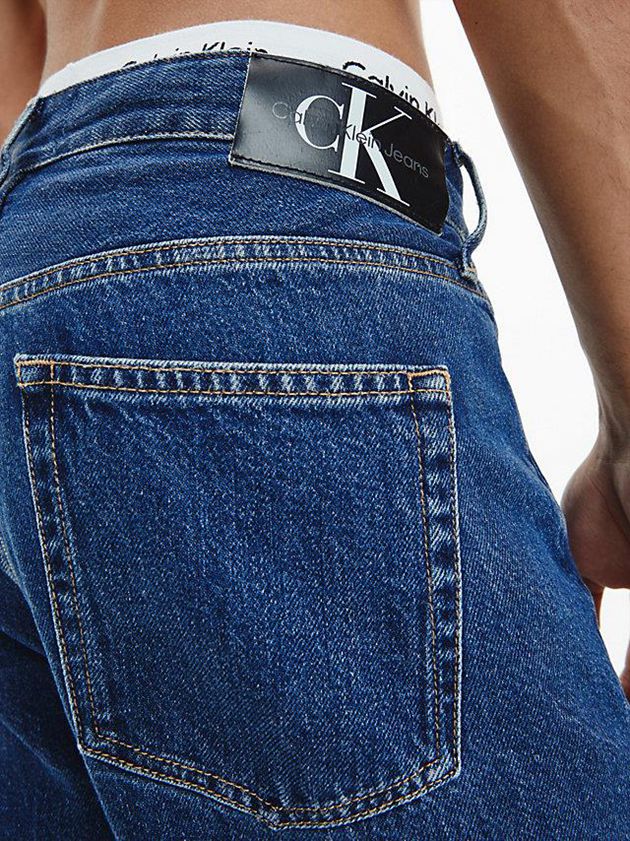 Blue Calvin Klein 90's Straight Men Jeans | EHWV-28063