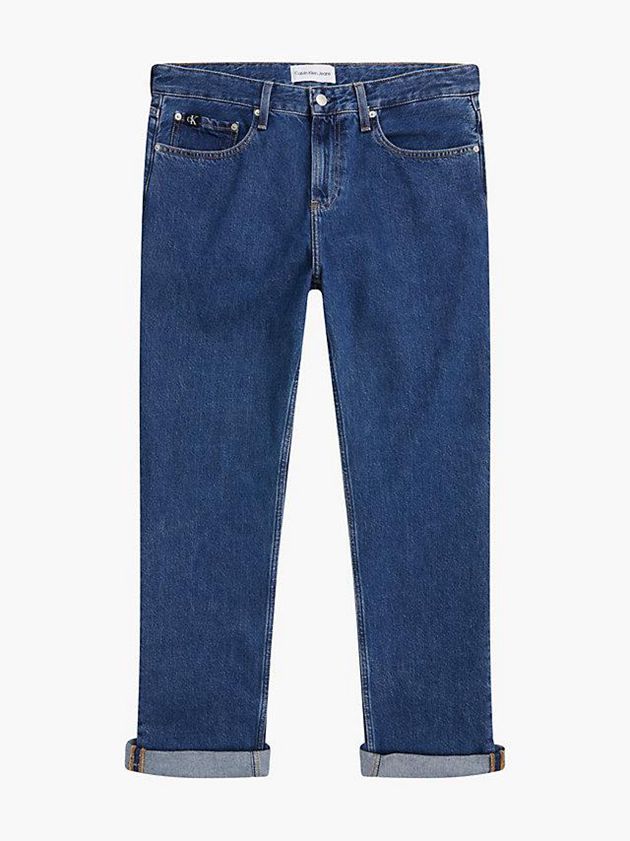 Blue Calvin Klein 90's Straight Men Jeans | EHWV-28063