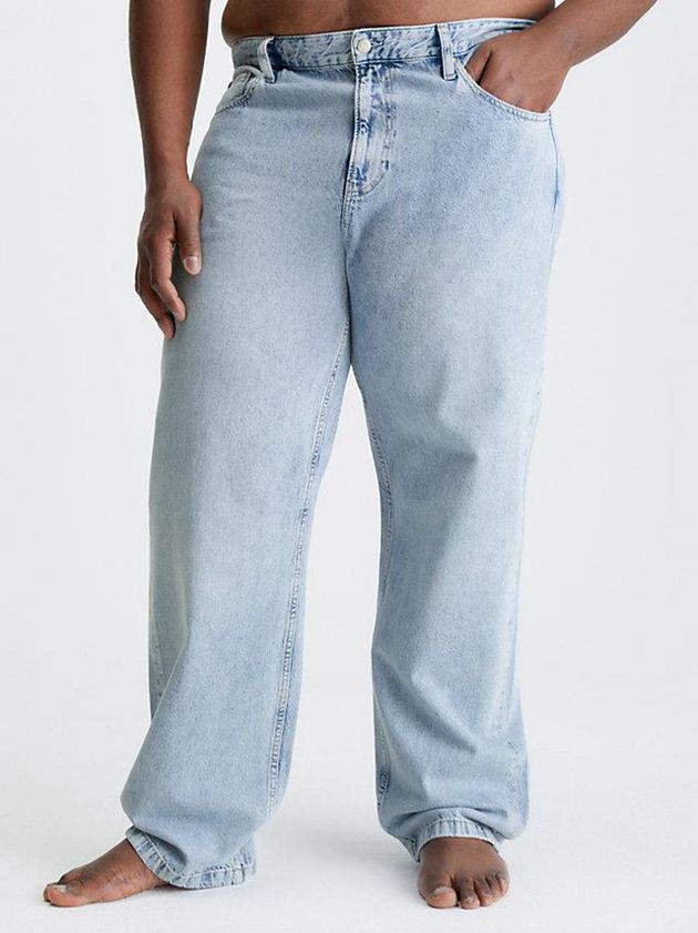 Blue Calvin Klein 90's Straight Men Jeans | PQEO-93451