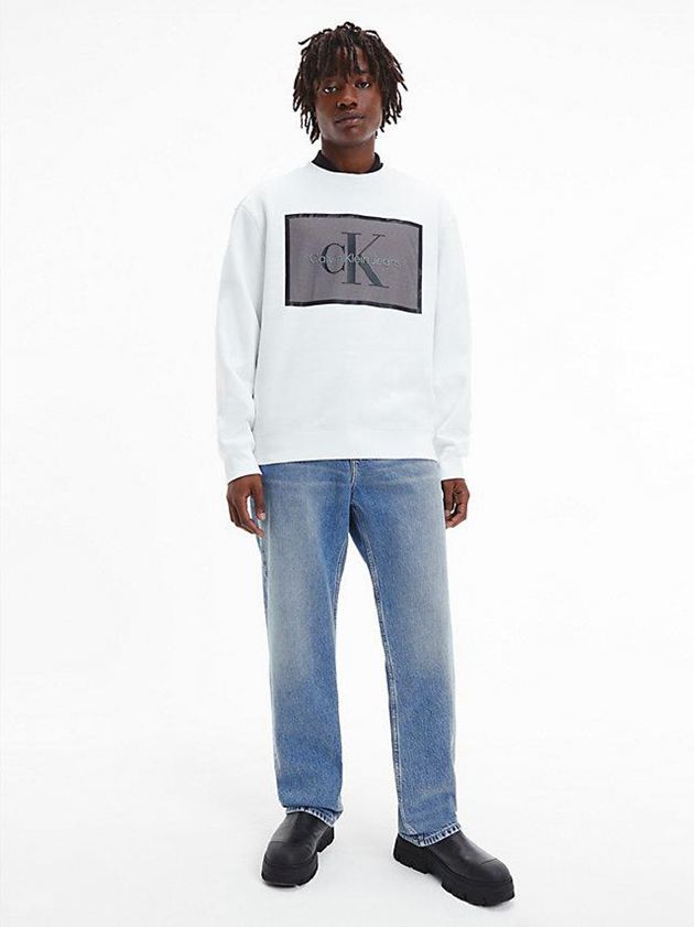 Blue Calvin Klein 90's Straight Men Jeans | RMZB-07428