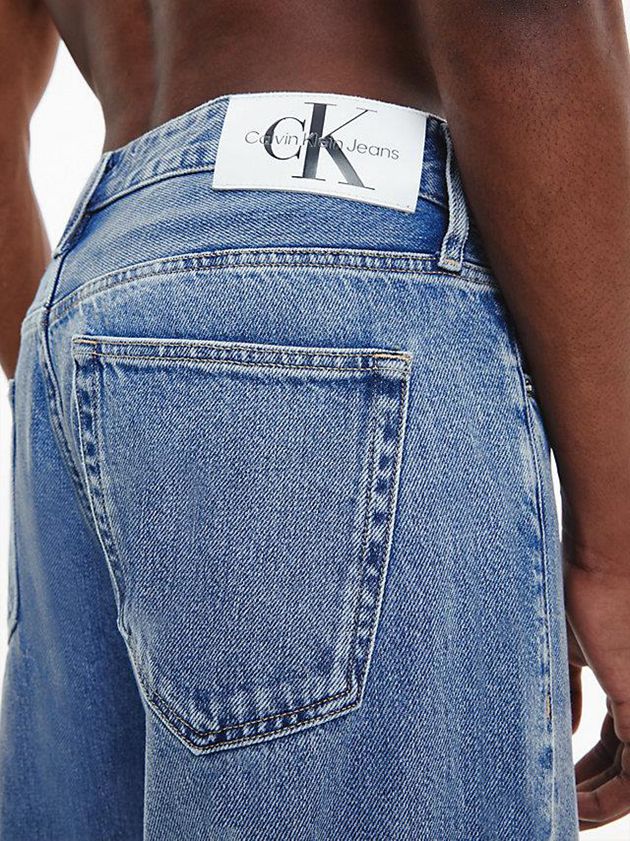 Blue Calvin Klein 90's Straight Men Jeans | RMZB-07428