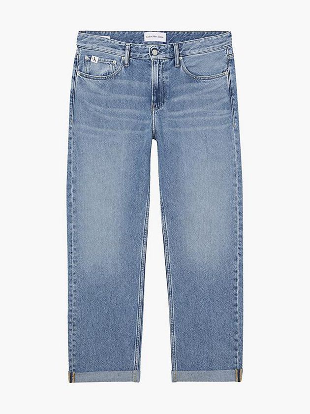 Blue Calvin Klein 90's Straight Men Jeans | RMZB-07428