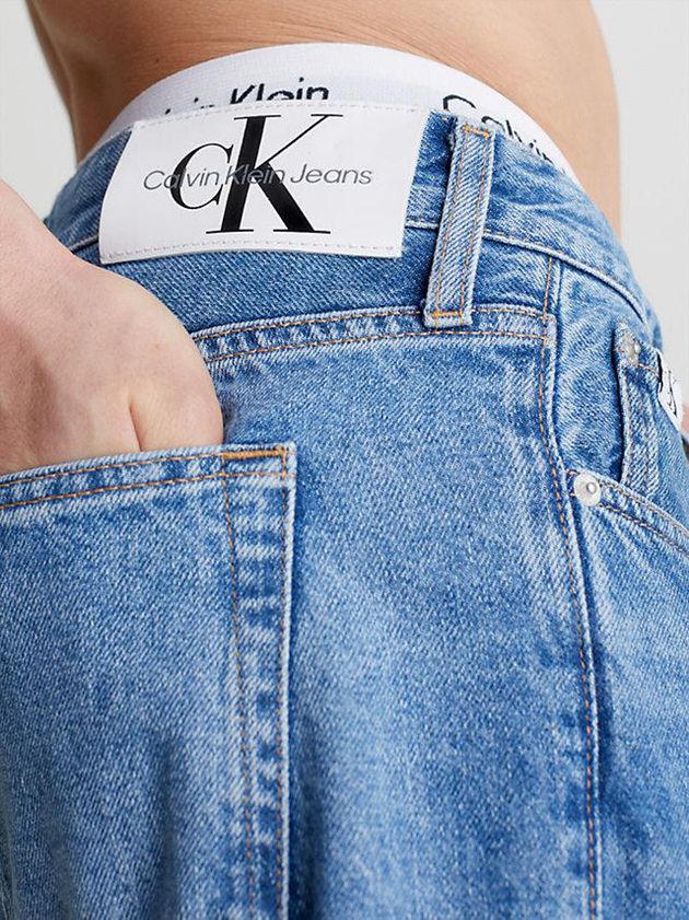 Blue Calvin Klein 90's Straight Men Jeans | LQFU-28491