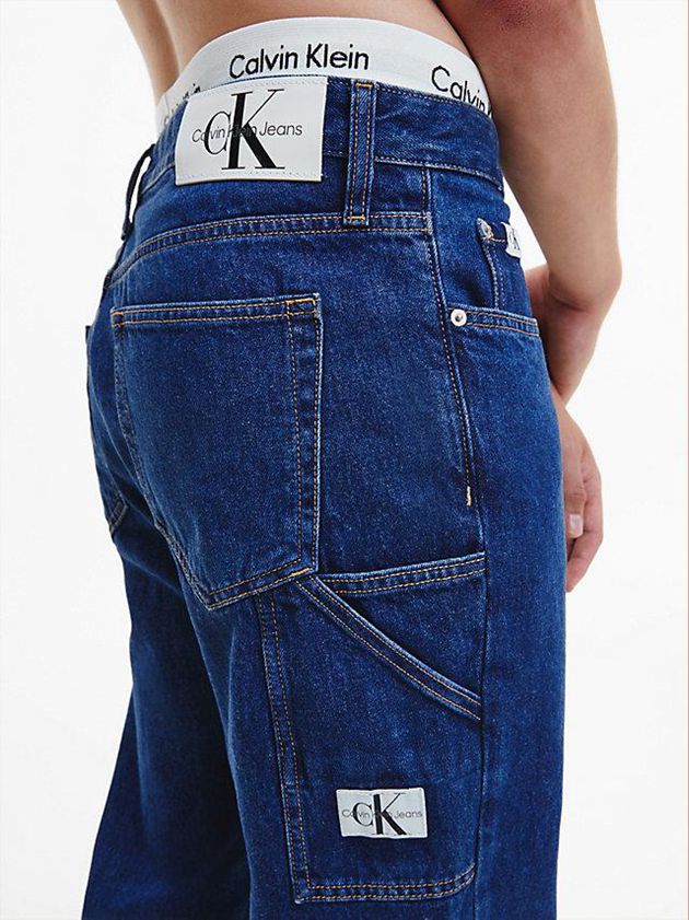 Blue Calvin Klein 90's Straight Utility Men Jeans | JSXK-12580